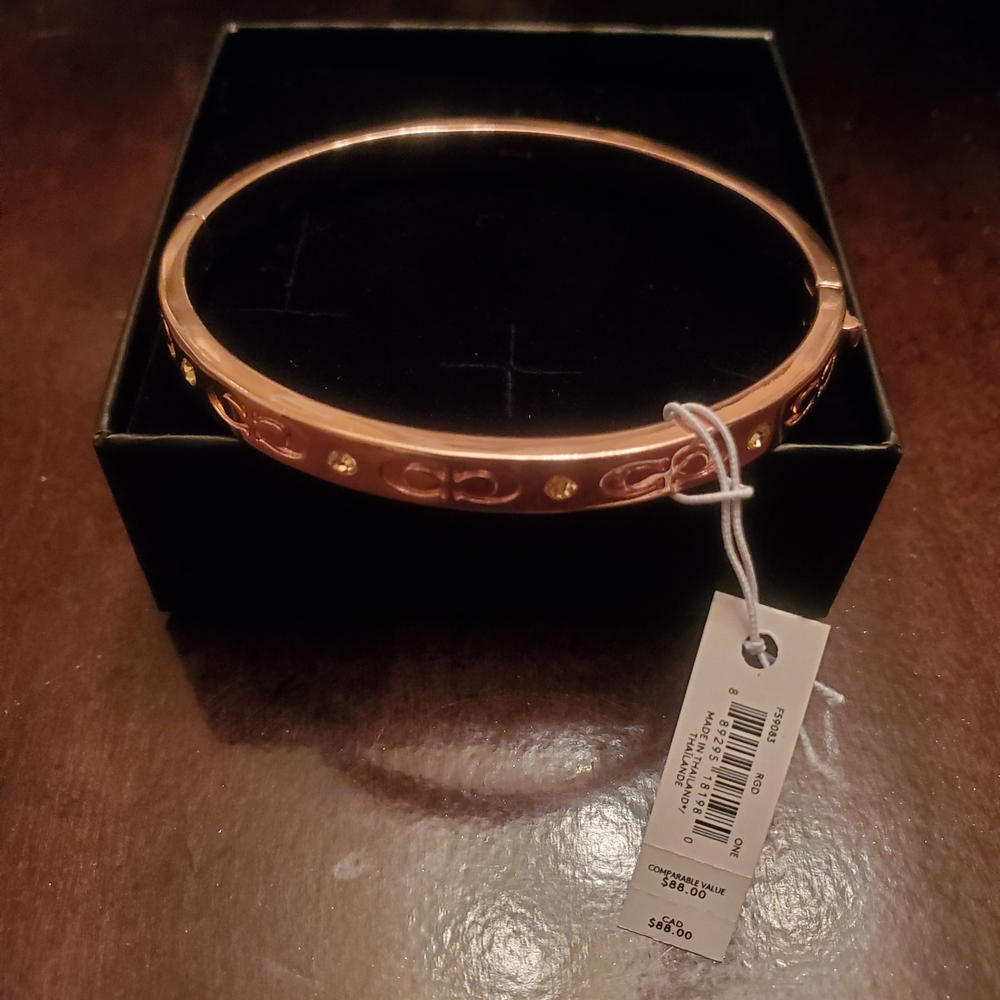 NWT Gold Coach Bracelet